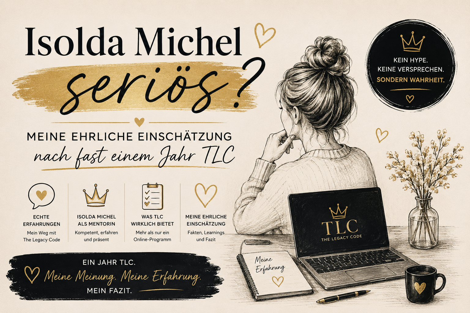 Isolda Michel seriös – meine ehrliche Einschätzung nach fast einem Jahr TLC